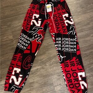 Jordan women’s Red and Black Graphic Joggers
